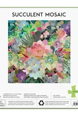 Chronicle Books Succulent Mosaic 500 Piece Puzzle