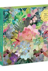 Chronicle Books Succulent Mosaic 500 Piece Puzzle