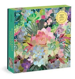 Chronicle Books Succulent Mosaic 500 Piece Puzzle