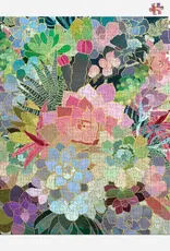 Chronicle Books Succulent Mosaic 500 Piece Puzzle