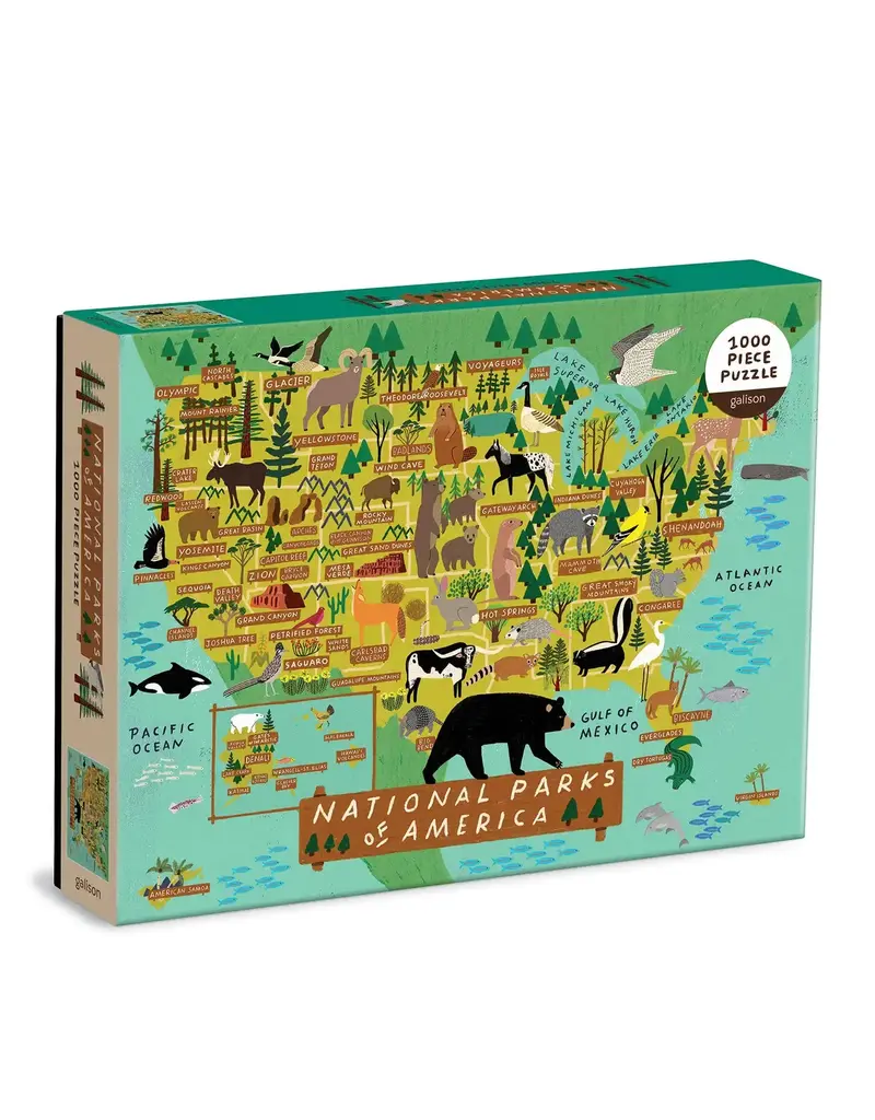 Chronicle Books National Parks of America 1000 Piece Puzzle