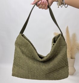 dipped shop Simple Woven Bag Olive