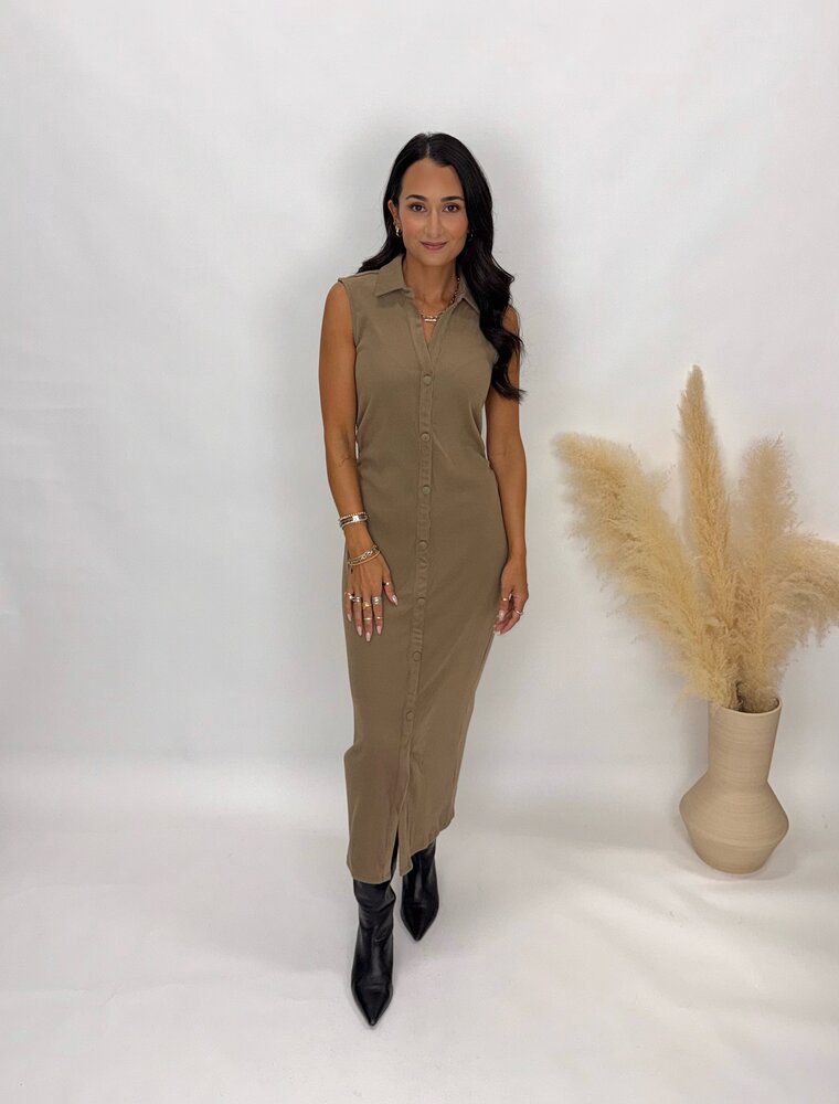 Sunday Edition The Evelyn Midi Dres