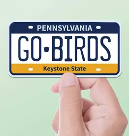 sentinel supply Waterproof Go Birds License Plate Sticker