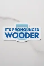 sentinel supply Waterproof Pronounced Wooder Philly Birds Sticker