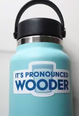 sentinel supply Waterproof Pronounced Wooder Philly Birds Sticker