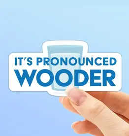 sentinel supply Waterproof Pronounced Wooder Philly Birds Sticker