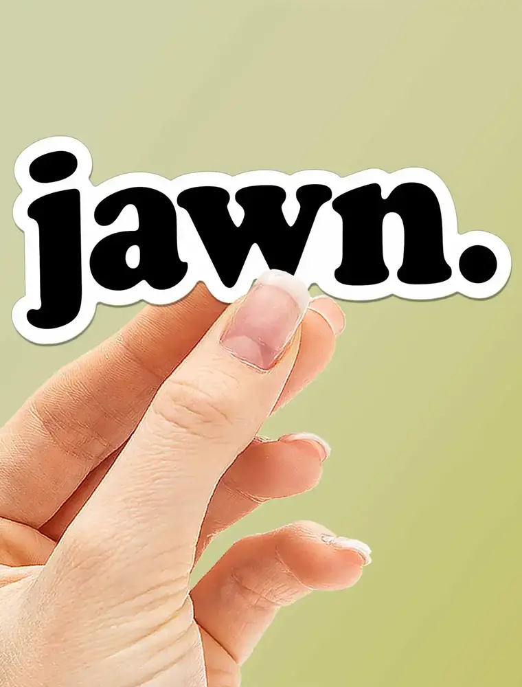 sentinel supply Waterproof Jawn Philly Birds Sticker