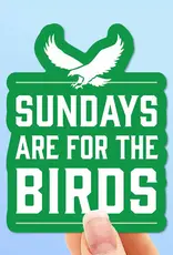 sentinel supply Waterproof Sundays are for the Birds Sticker