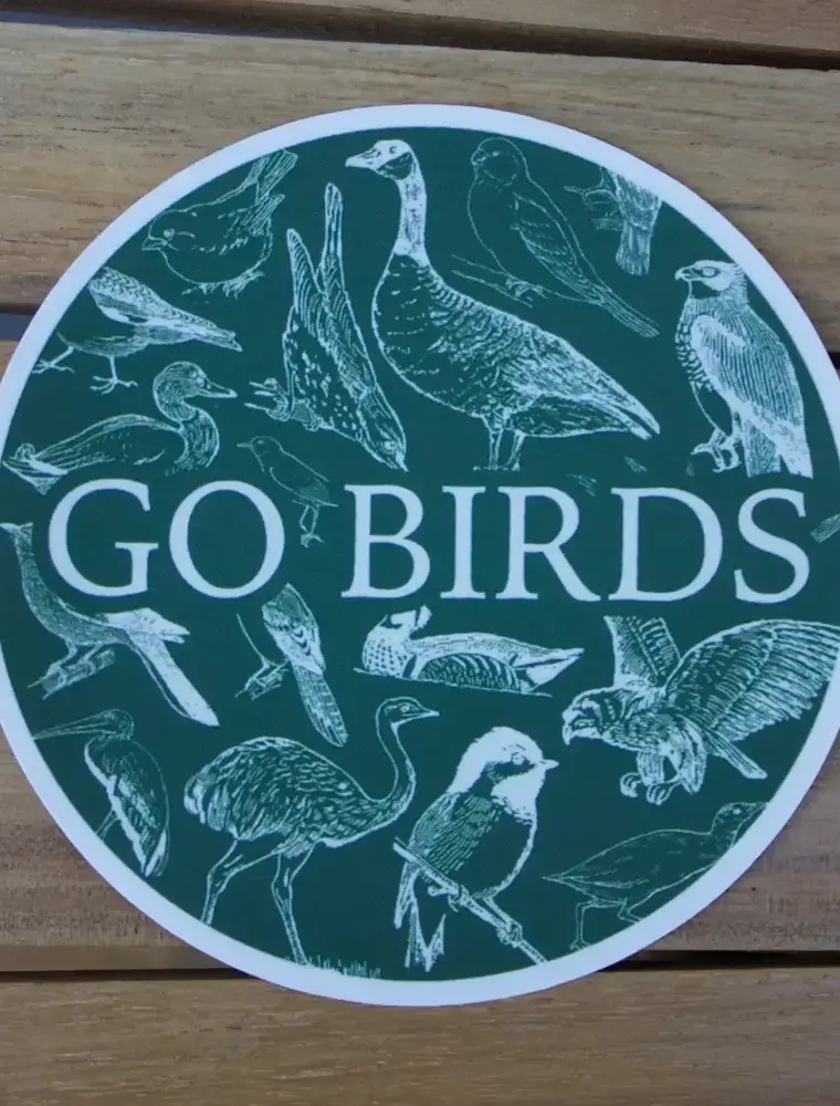dainty studios Waterproof Go Birds Philly Sticker