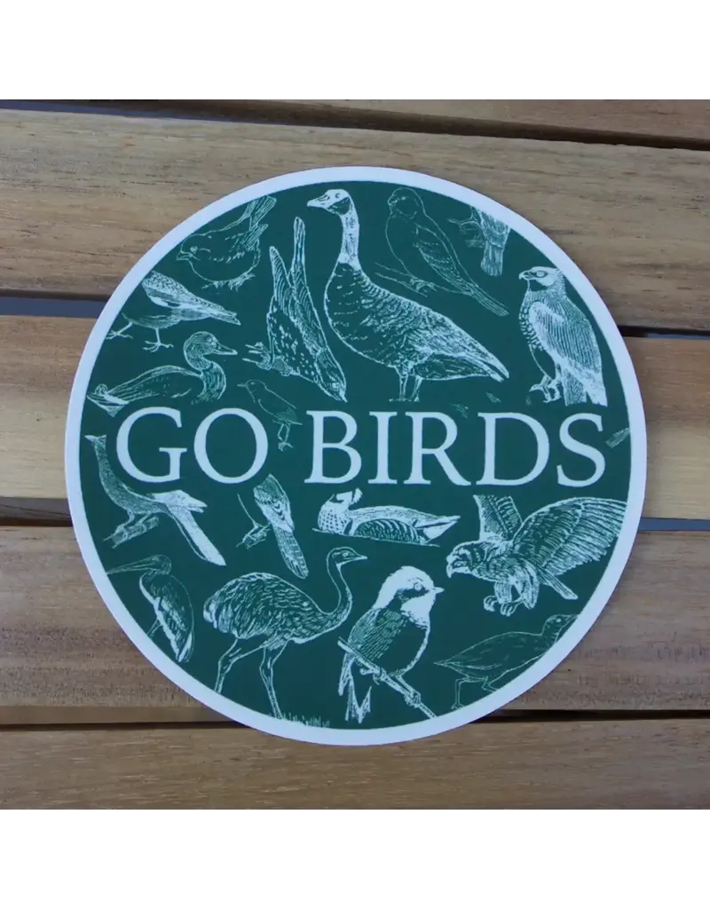 dainty studios Waterproof Go Birds Philly Sticker