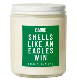 CE Craft Co Smells like an Eagles Win Philly Soy Wax Cande 8oz.