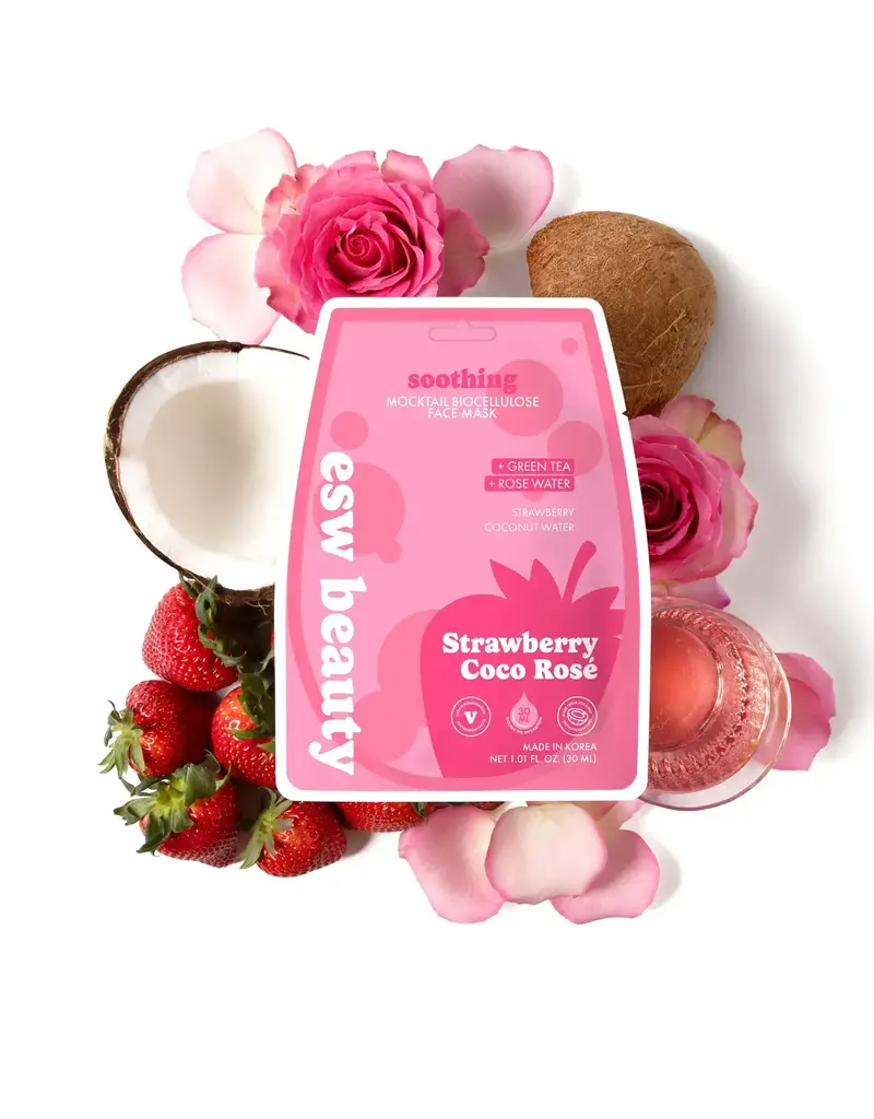 ESW Beauty Mocktail Face Mask (strawberry coco rose)