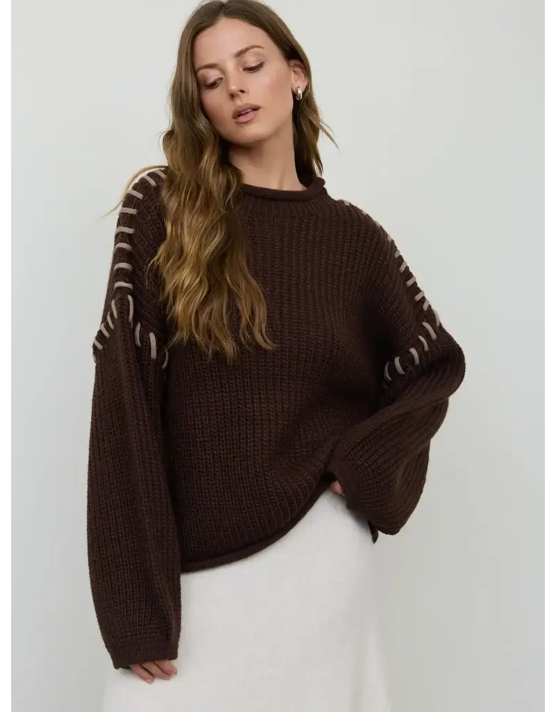 bp Contrast Stitch Sweater