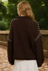 bp Contrast Stitch Sweater