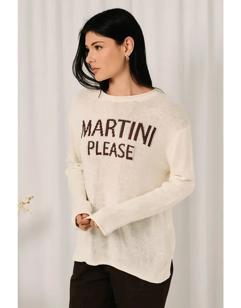 Sunday Edition Martini Please Sweater