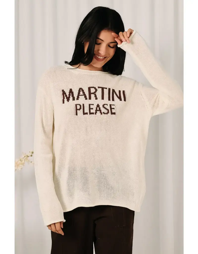 Sunday Edition Martini Please Sweater