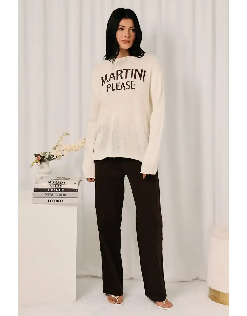 Sunday Edition Martini Please Sweater