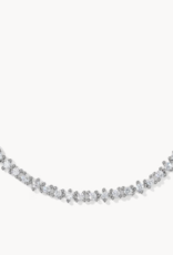 Kendra Scott FATE TENNIS NECKLACE RHODIUM WHITE CZ