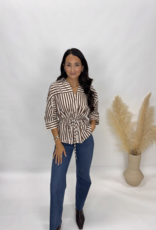 Entro Harmon Striped Blouse