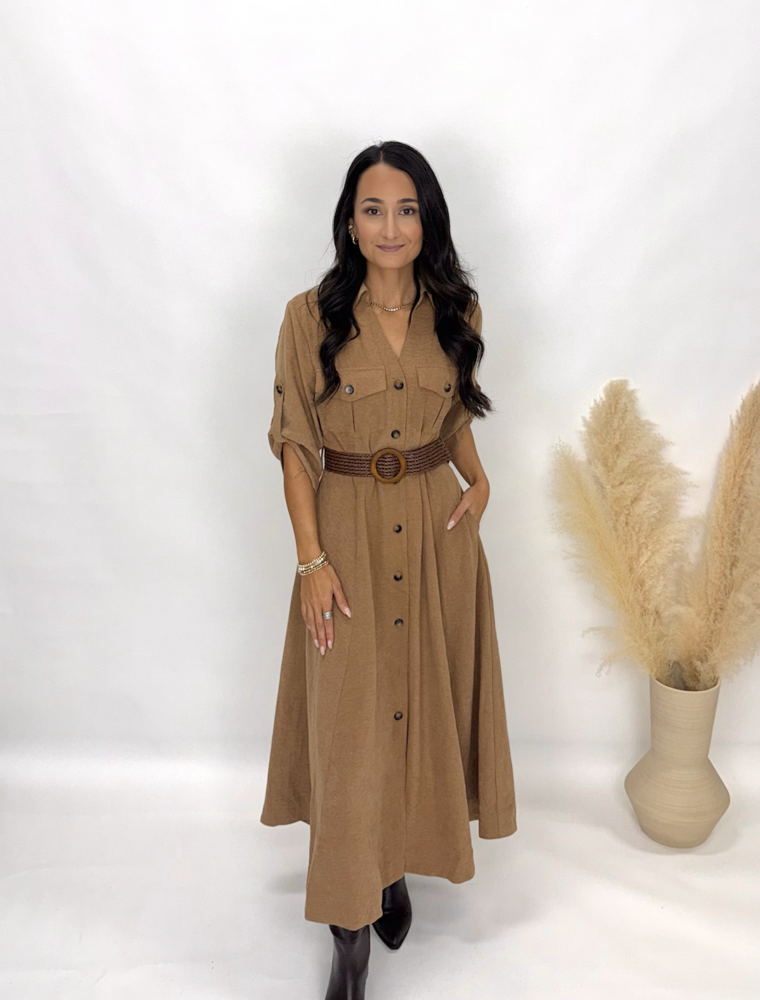 Entro Arden Belted Dress