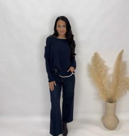 Liverpool Stride Highrise Crop with Wide Cut Hem 26"