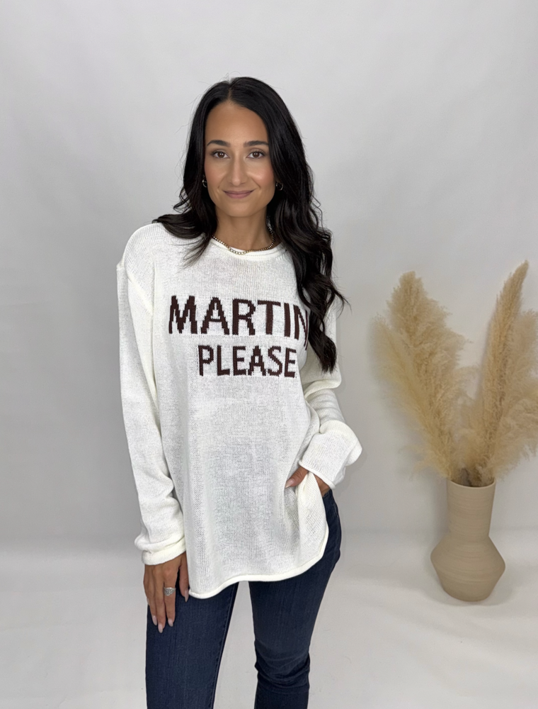 Sunday Edition Martini Please Sweater
