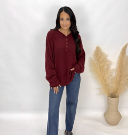 bp Relaxed Henley Pullover