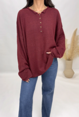 bp Relaxed Henley Pullover