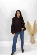 bp Contrast Stitch Sweater
