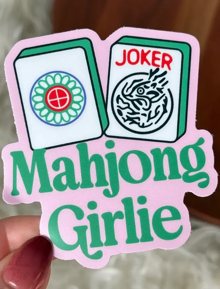 big moods Mahjong Girlie Tile Mahjong Sticker