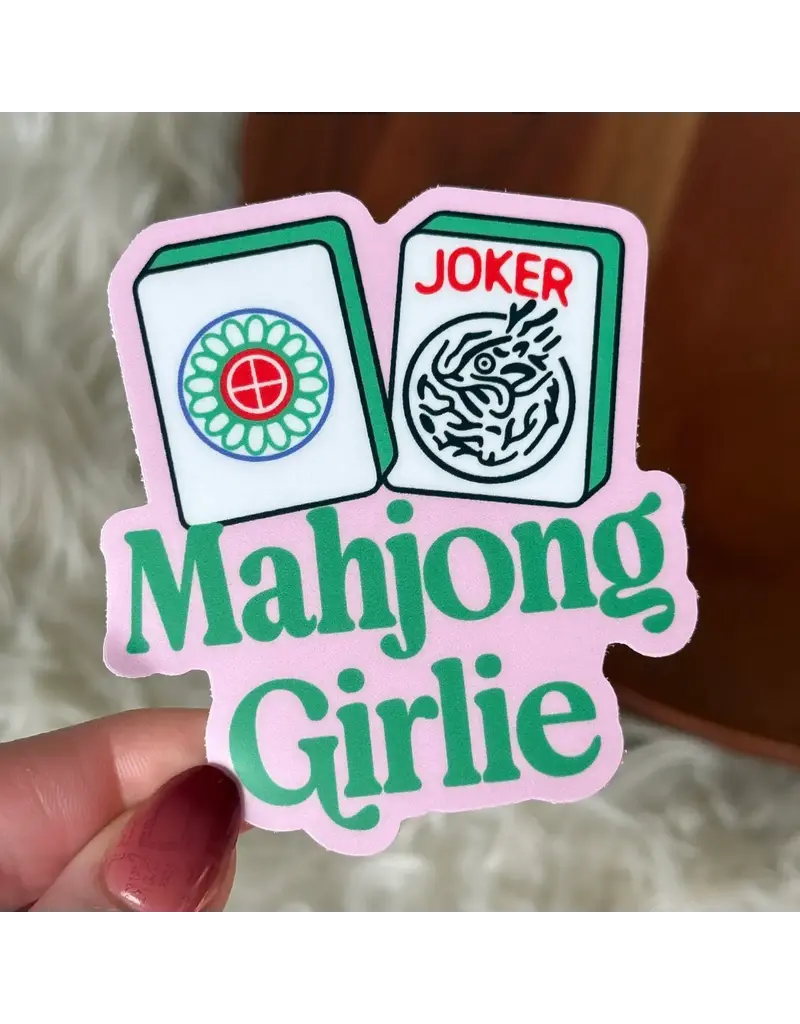 big moods Mahjong Girlie Tile Mahjong Sticker