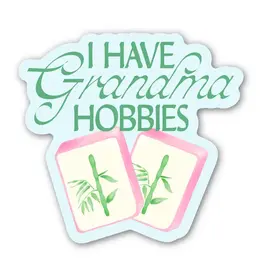 big moods "I Have Grandma Hobbies" Mahjong Tile Sticker