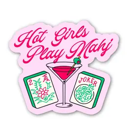 big moods "Hot Girls Play Mahj" Mahjong Game Night Stickers