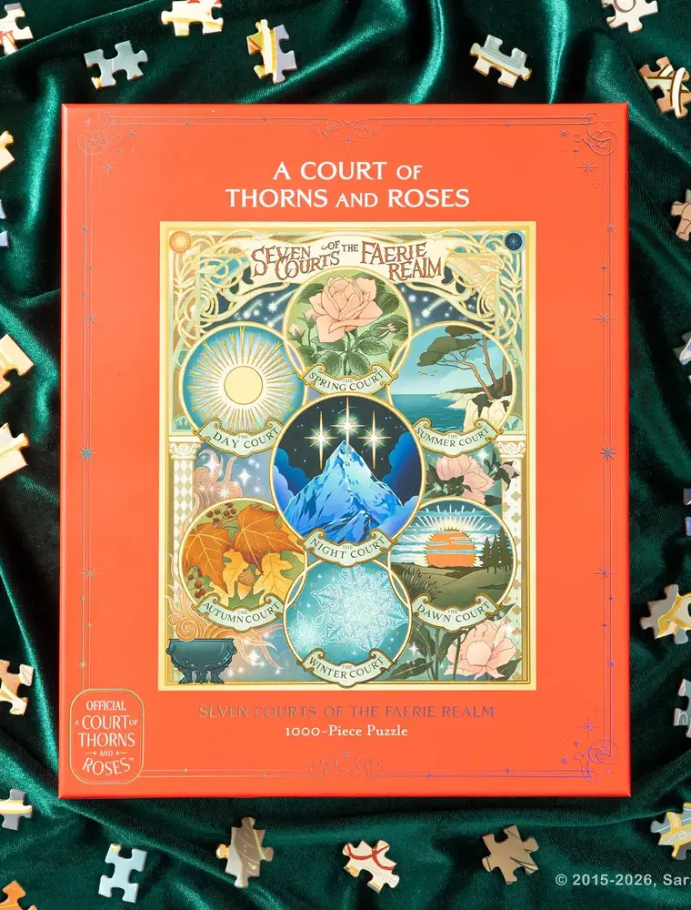 Chronicle Books ACOTAR Official Seven Courts of the Faerie Realm 1000 Piece Puzzle