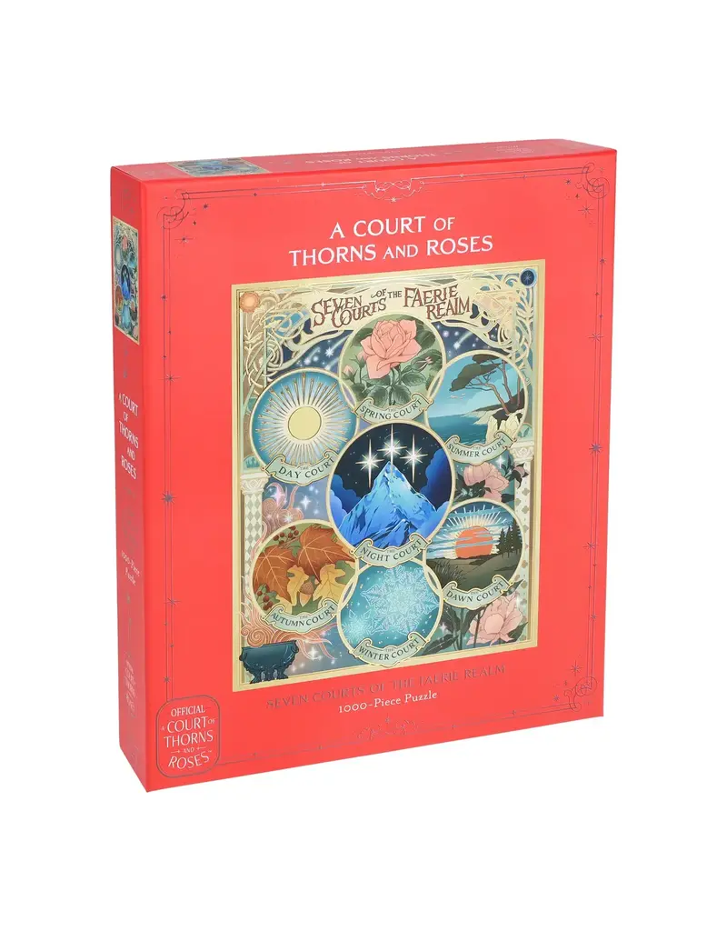 Chronicle Books ACOTAR Official Seven Courts of the Faerie Realm 1000 Piece Puzzle