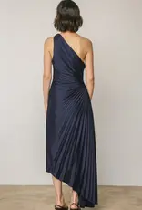 Dress Forum Satin Pleated Dress