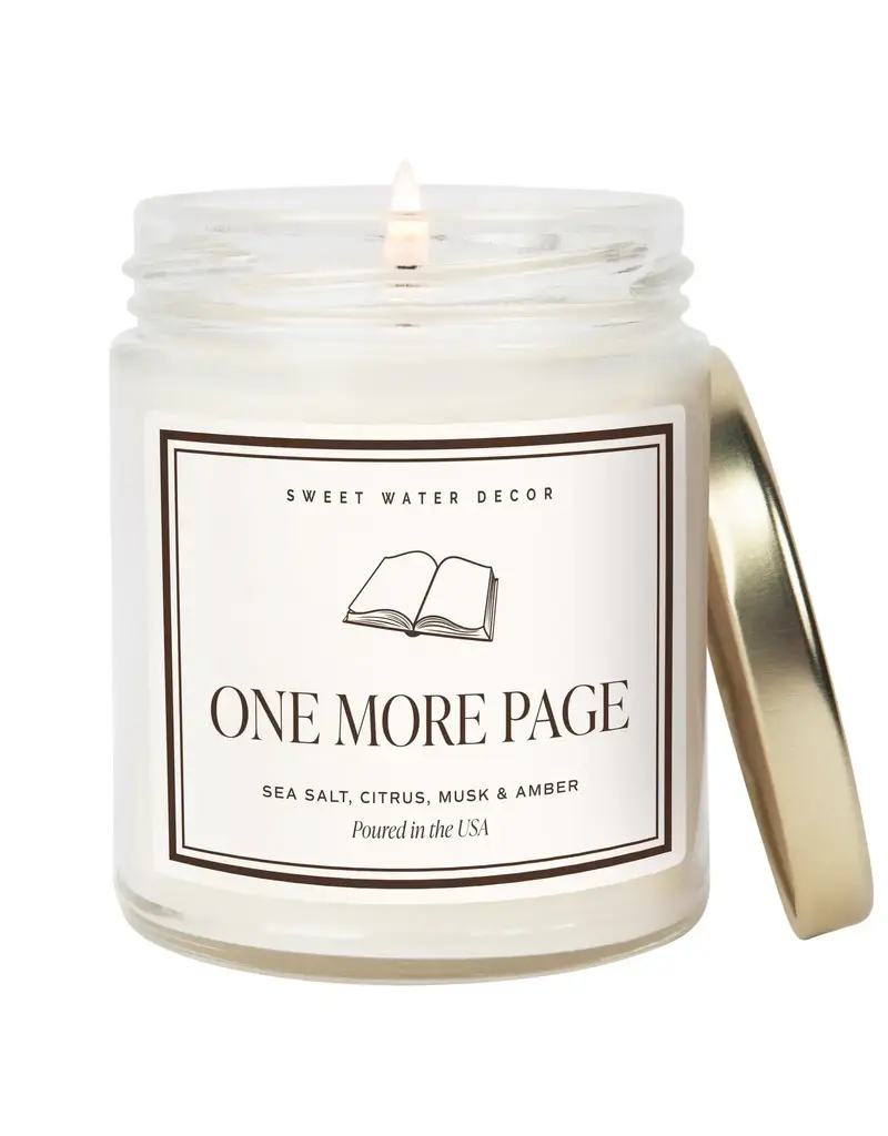 Sweet Water Decor One More Page 9 oz Soy Candle
