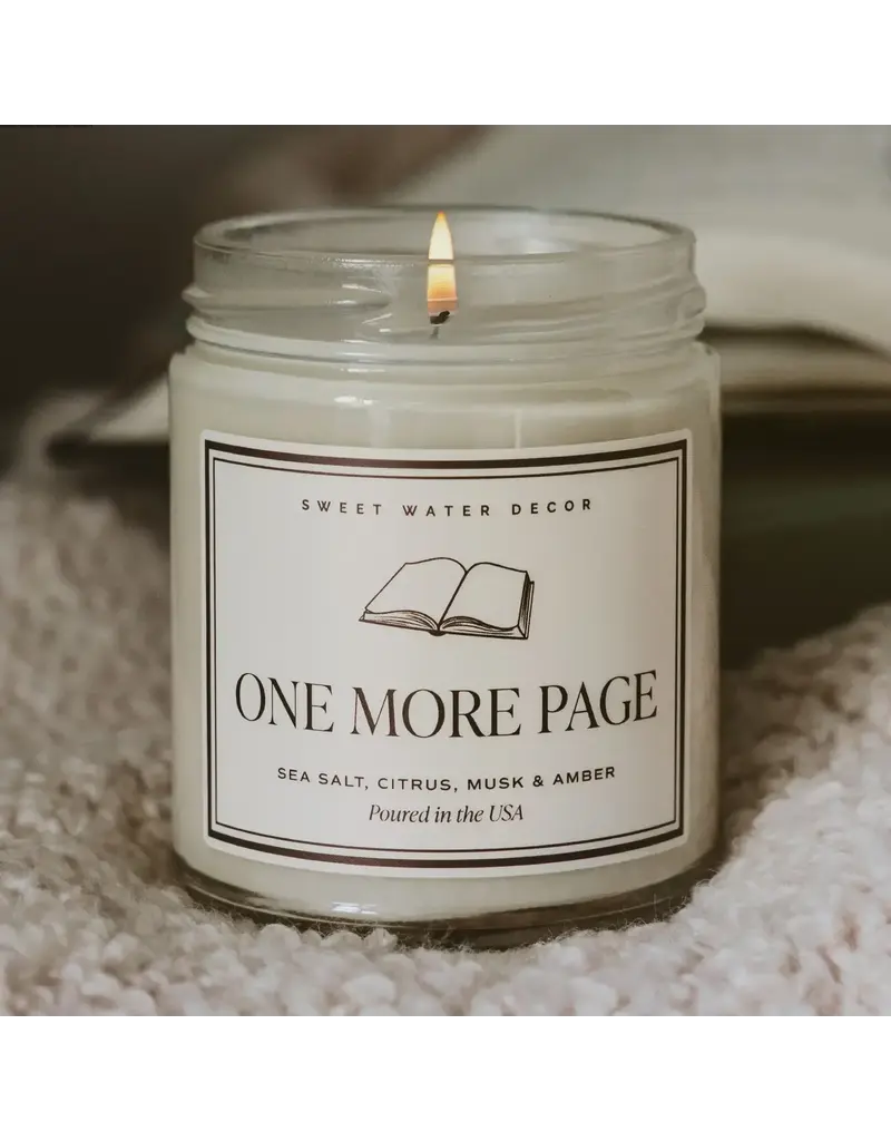 Sweet Water Decor One More Page 9 oz Soy Candle