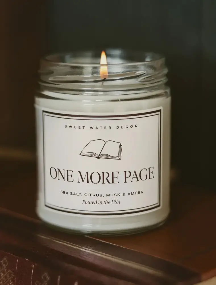 Sweet Water Decor One More Page 9 oz Soy Candle