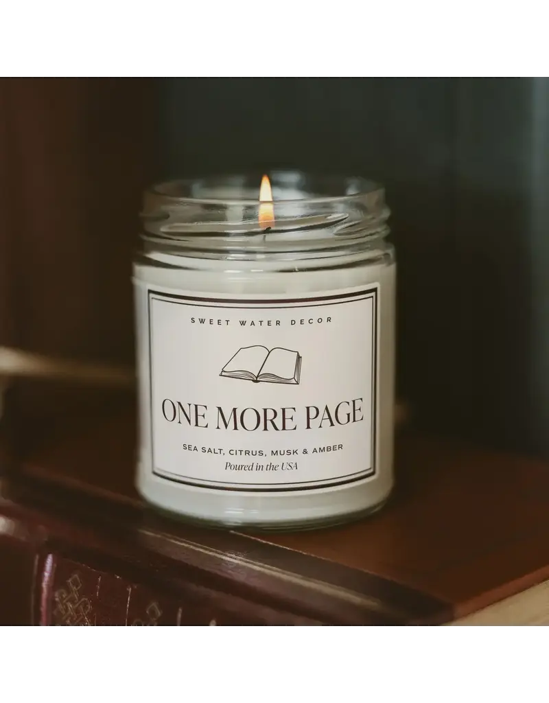 Sweet Water Decor One More Page 9 oz Soy Candle