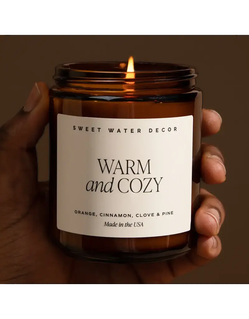 Sweet Water Decor Warm and Cozy 9 oz Soy Candle