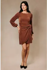 Sunday Edition Mia Faux Wrap Mini Dress