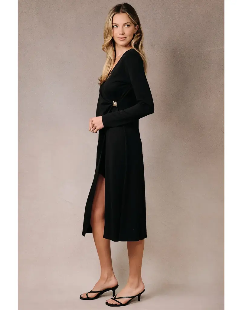 Sunday Edition Klarity Surplice Midi Dress