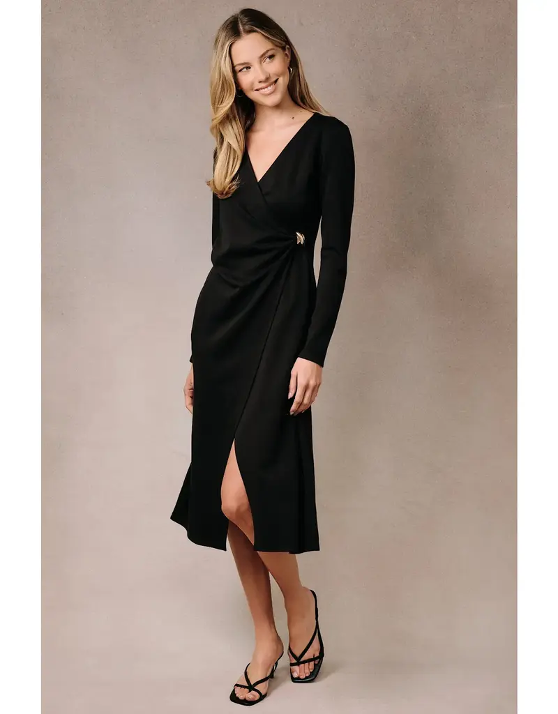 Sunday Edition Klarity Surplice Midi Dress