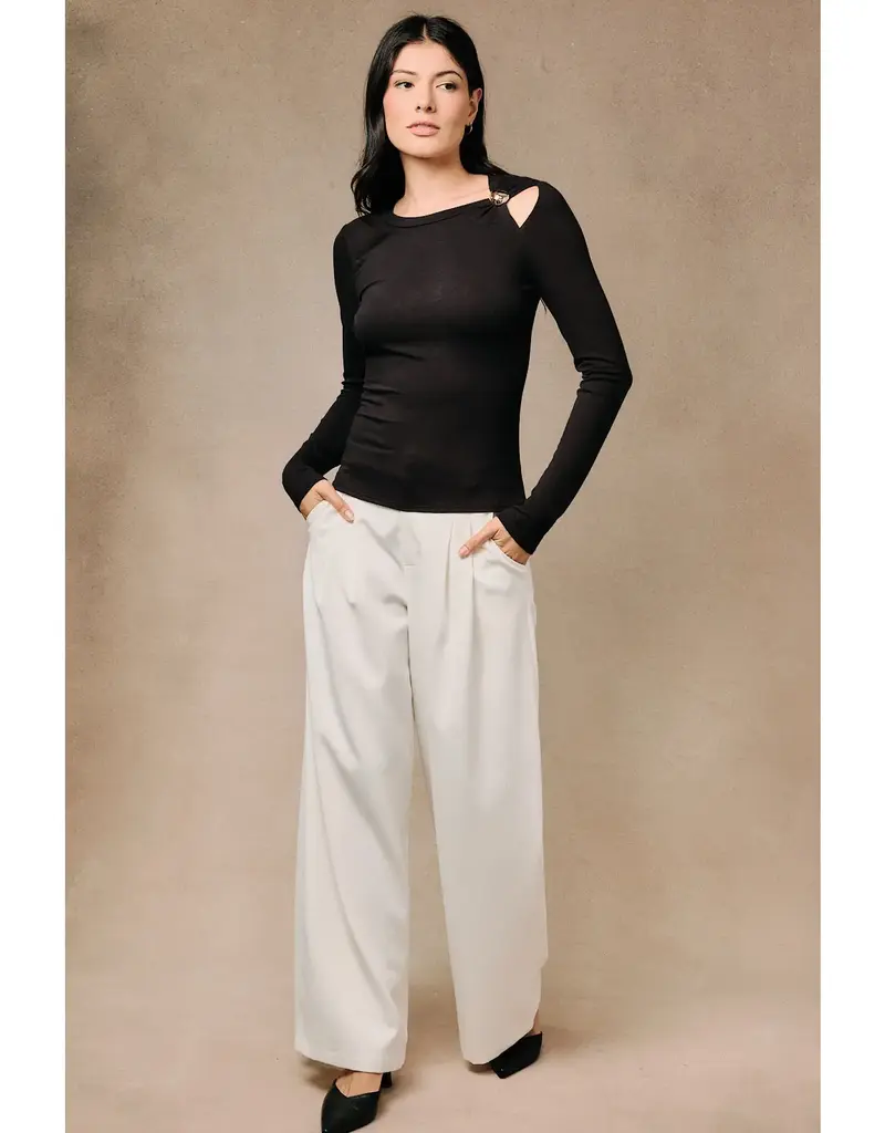Sunday Edition Alara Cutout Knit Top
