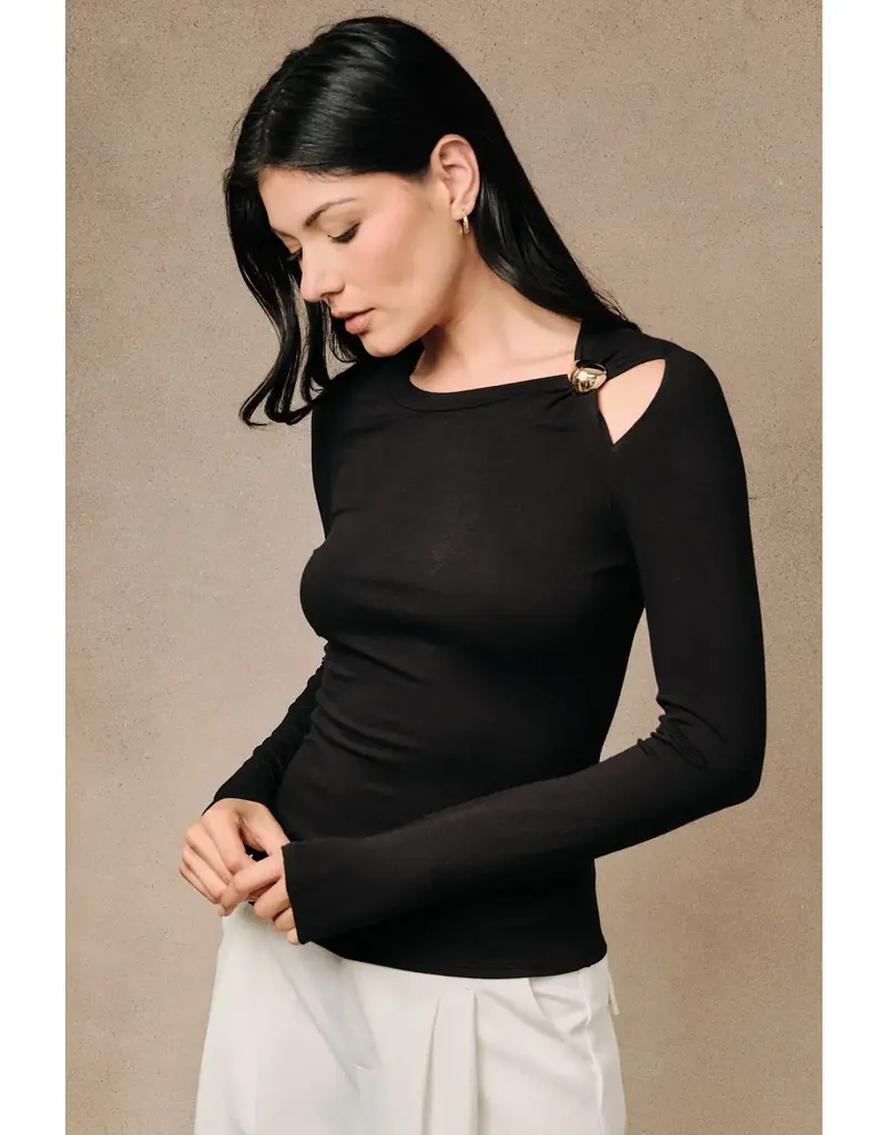 Sunday Edition Alara Cutout Knit Top