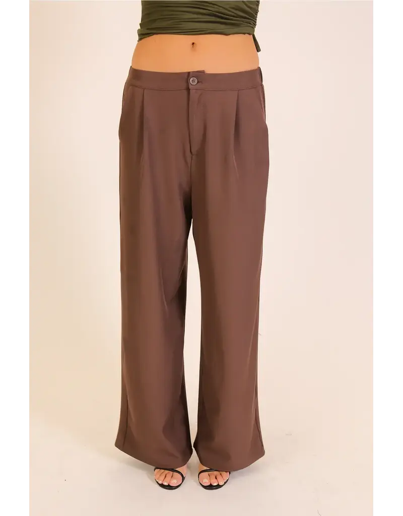 timing High Waist Wide Leg Trousers