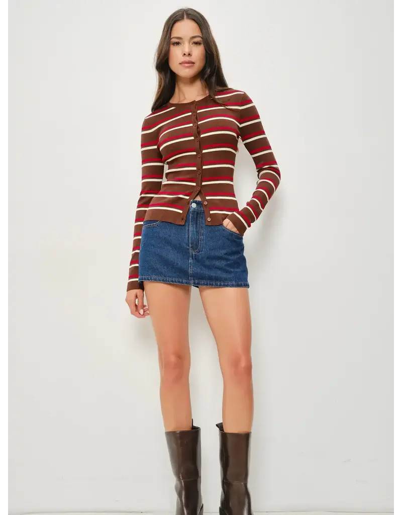 pg Kadie Striped Button Down