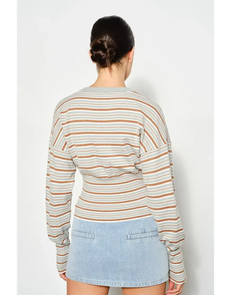 pg Veronica Striped Cardigan
